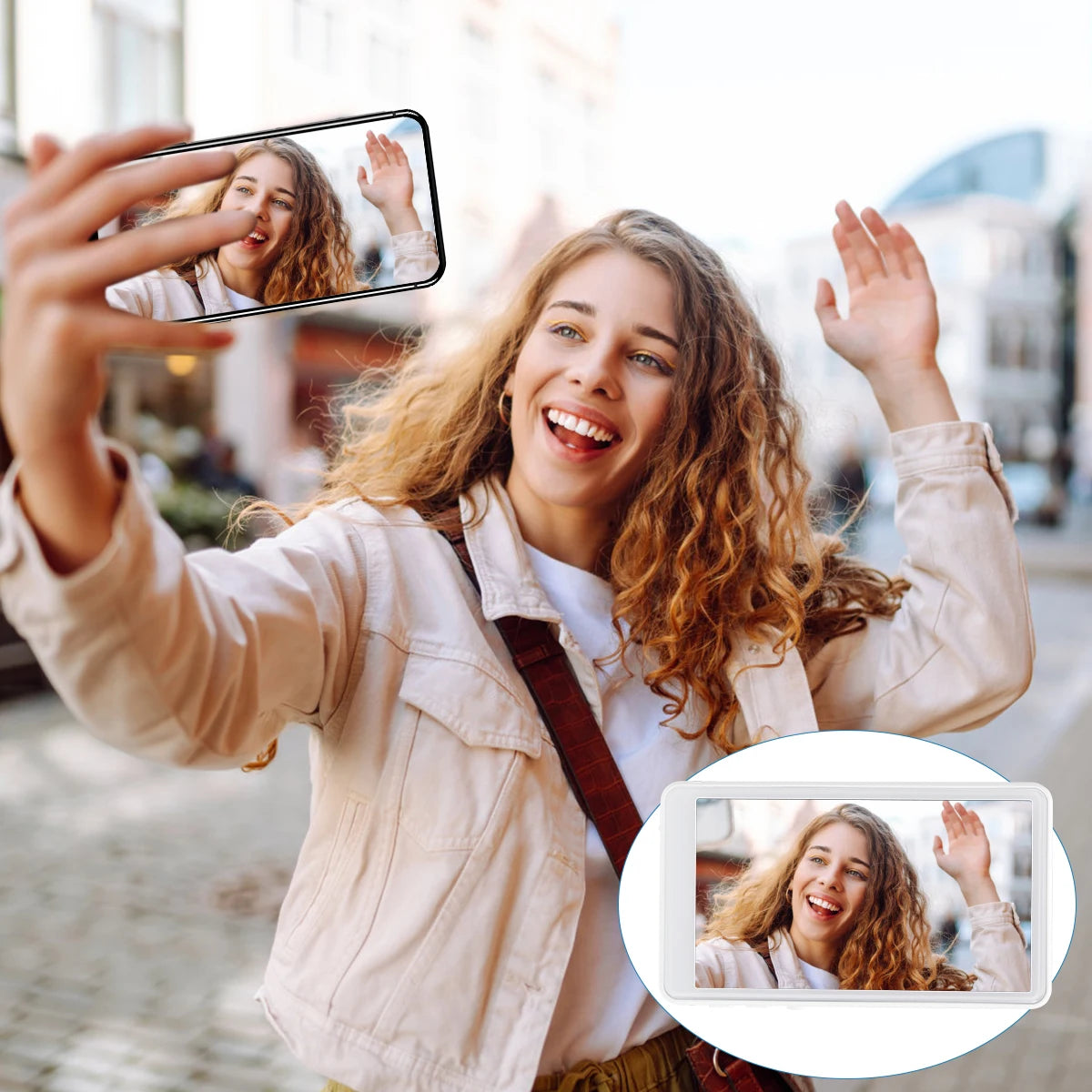Wireless Magnetic Selfie Screen