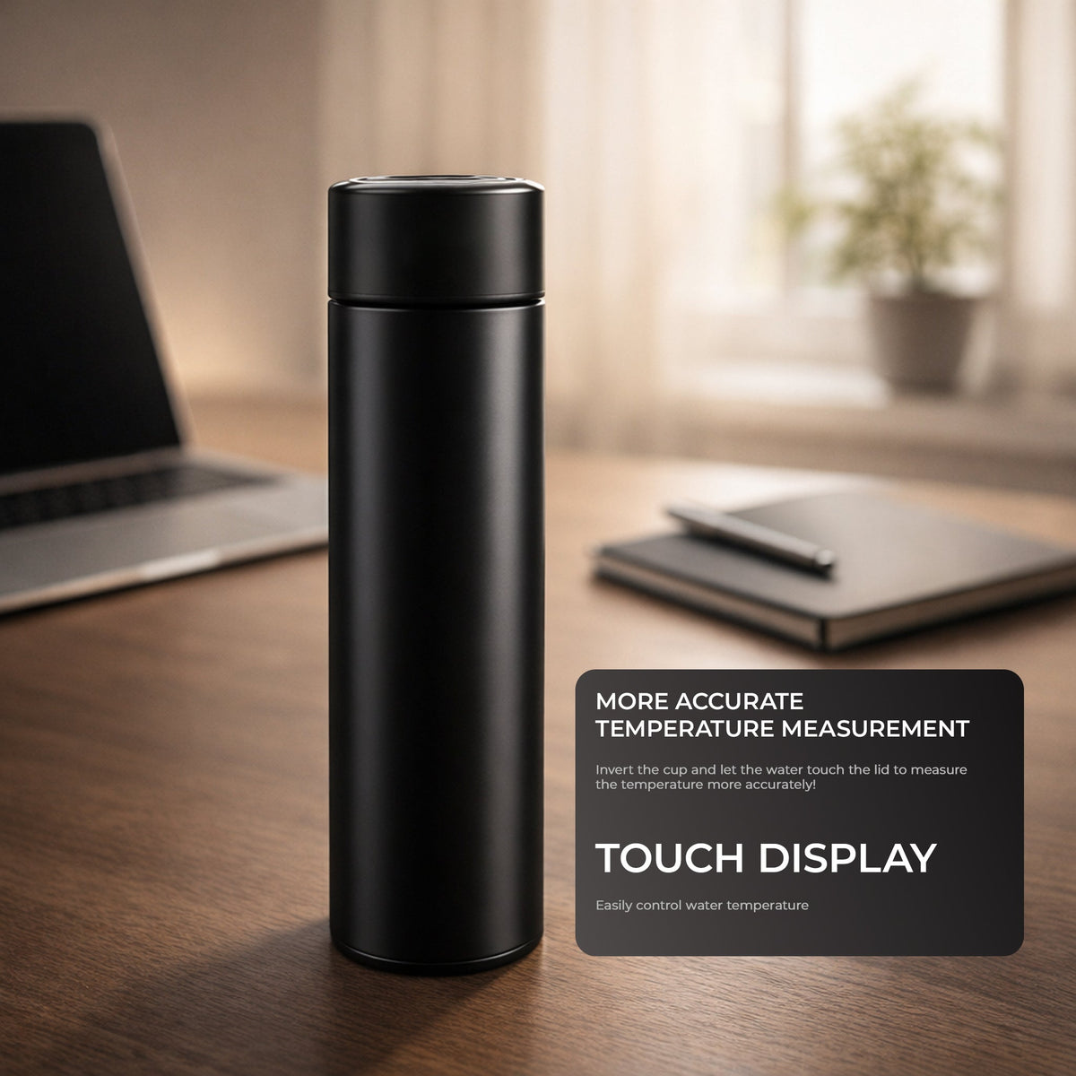 Temperature Water Bottle | Stainless Steel | LCD Smart Display | 500ML (Copy)