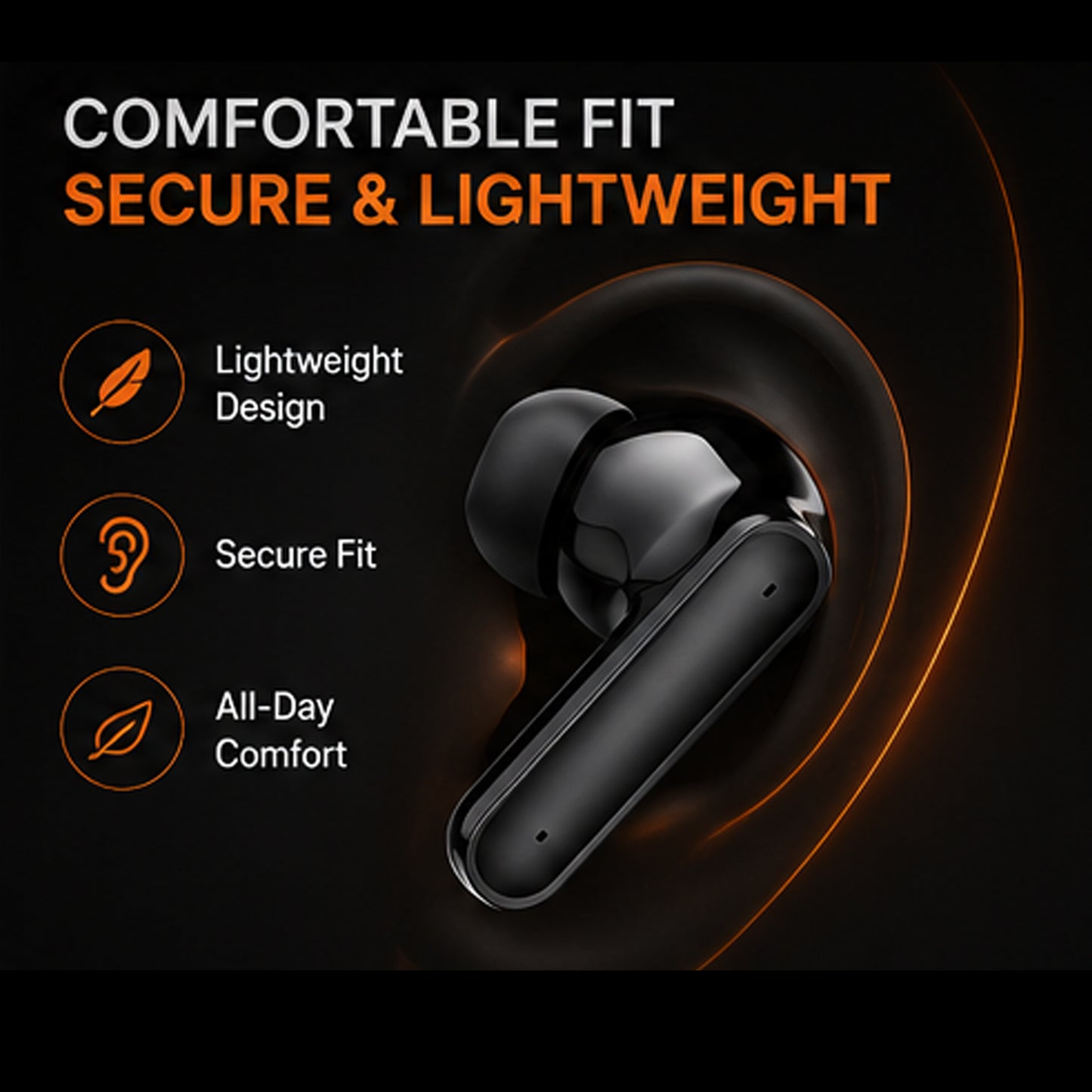 Wireless TWS Gaming Earbuds with Bluetooth 5.3, Deep Bass Sound, HD Calls - HOT