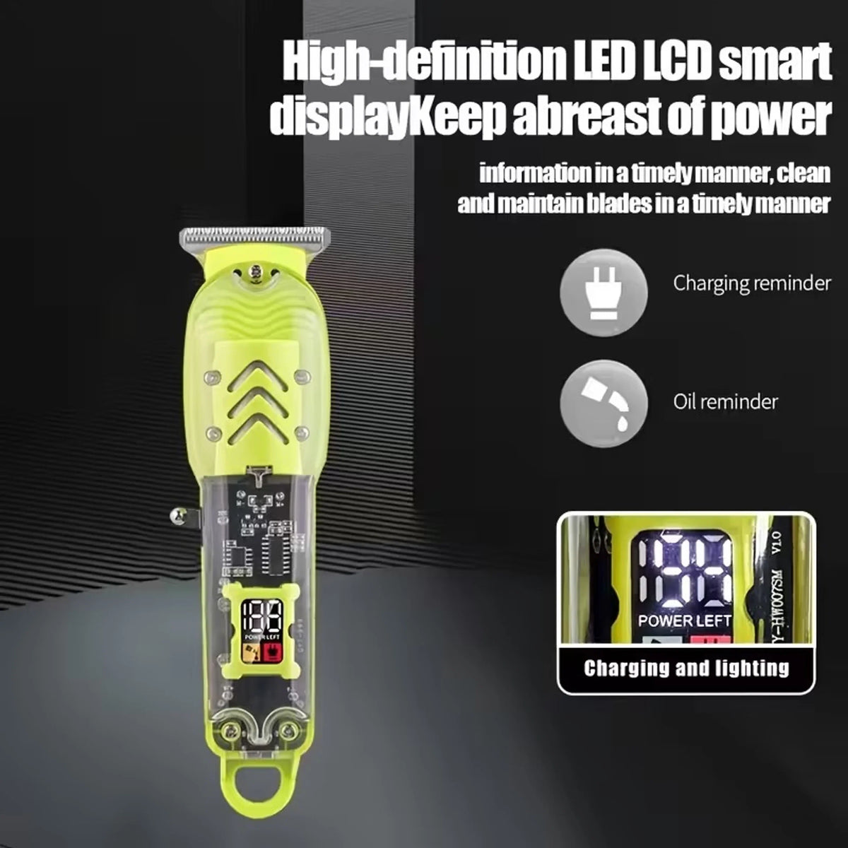 Professional Hair Clipper | Trimmer| Shaver | Cordless | For Men Premium | For Home | For barber | GYT-999 - UNQ