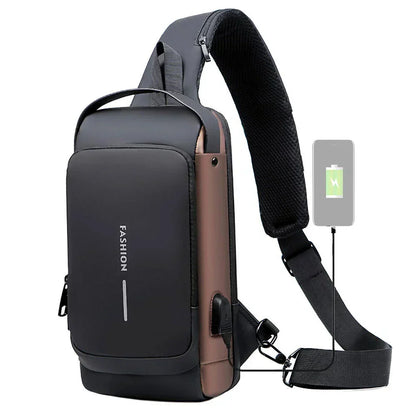 Waterproof Anti-Theft Sling & Backpack 2| USB Charging, Stylish & Secure for Men & Women | Assorted Colours(Copy)