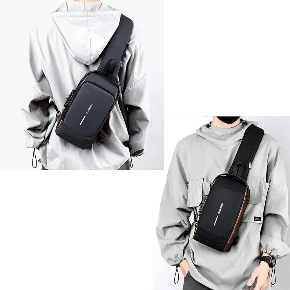 Waterproof Anti-Theft Sling & Backpack 2| USB Charging, Stylish & Secure for Men & Women | Assorted Colours(Copy)