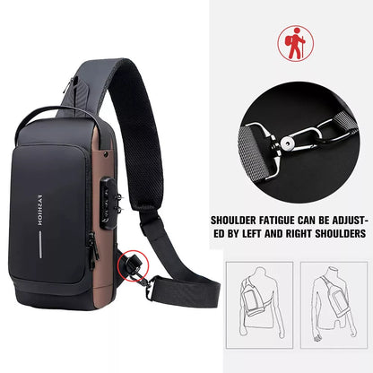 Waterproof Anti-Theft Sling & Backpack 2| USB Charging, Stylish & Secure for Men & Women | Assorted Colours(Copy)