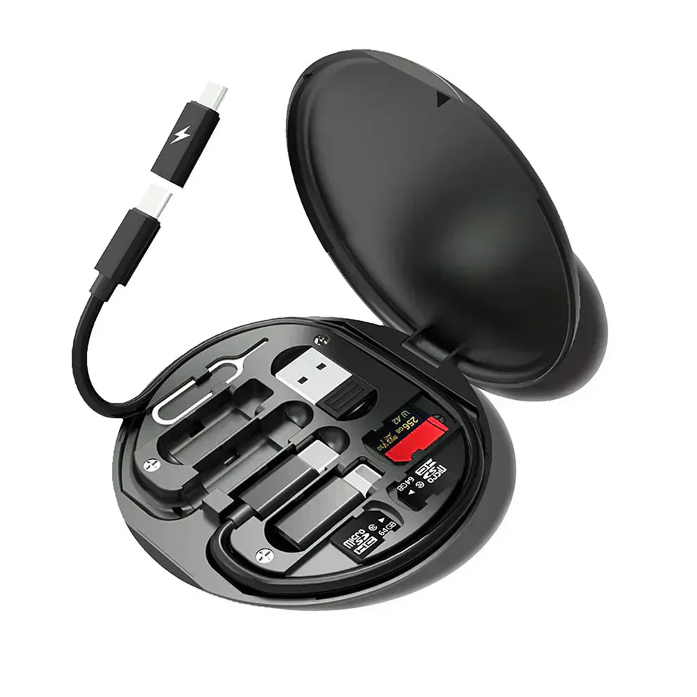 8-in-1 Fast Charging Cable Kit -USB-C, Lightning & Micro USB - ZOM