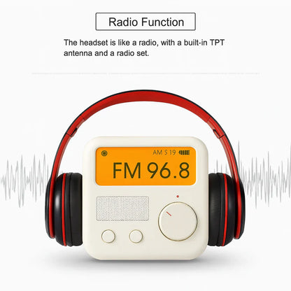 Foldable Wireless Bluetooth Headphones with Built-In Microphone – Stereo Sound | 5 Colors Available