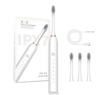 Sonic Electric Toothbrush | 5 Cleaning Modes | 3 Brush Heads | 40,000 Strokes/Min | IPX7 Waterproof | USB Rechargeable | Smart 2-Min Timer - 2