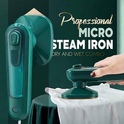 Portable Handheld Steam Iron Machine for Clothes | Mini Travel Garment Steamer | Wet &amp; Dry Ironing | Wrinkle Remover for Home &amp; Travel