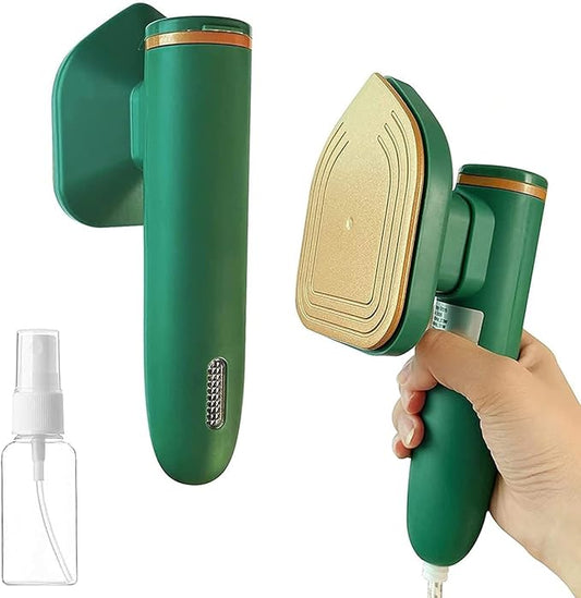 Portable Handheld Steam Iron Machine for Clothes | Mini Travel Garment Steamer | Wet &amp; Dry Ironing | Wrinkle Remover for Home &amp; Travel