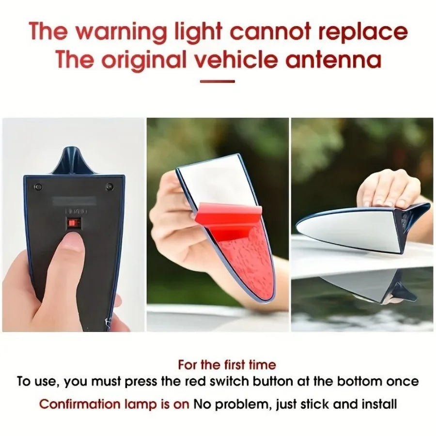 Flashing Shark Fin Car Led