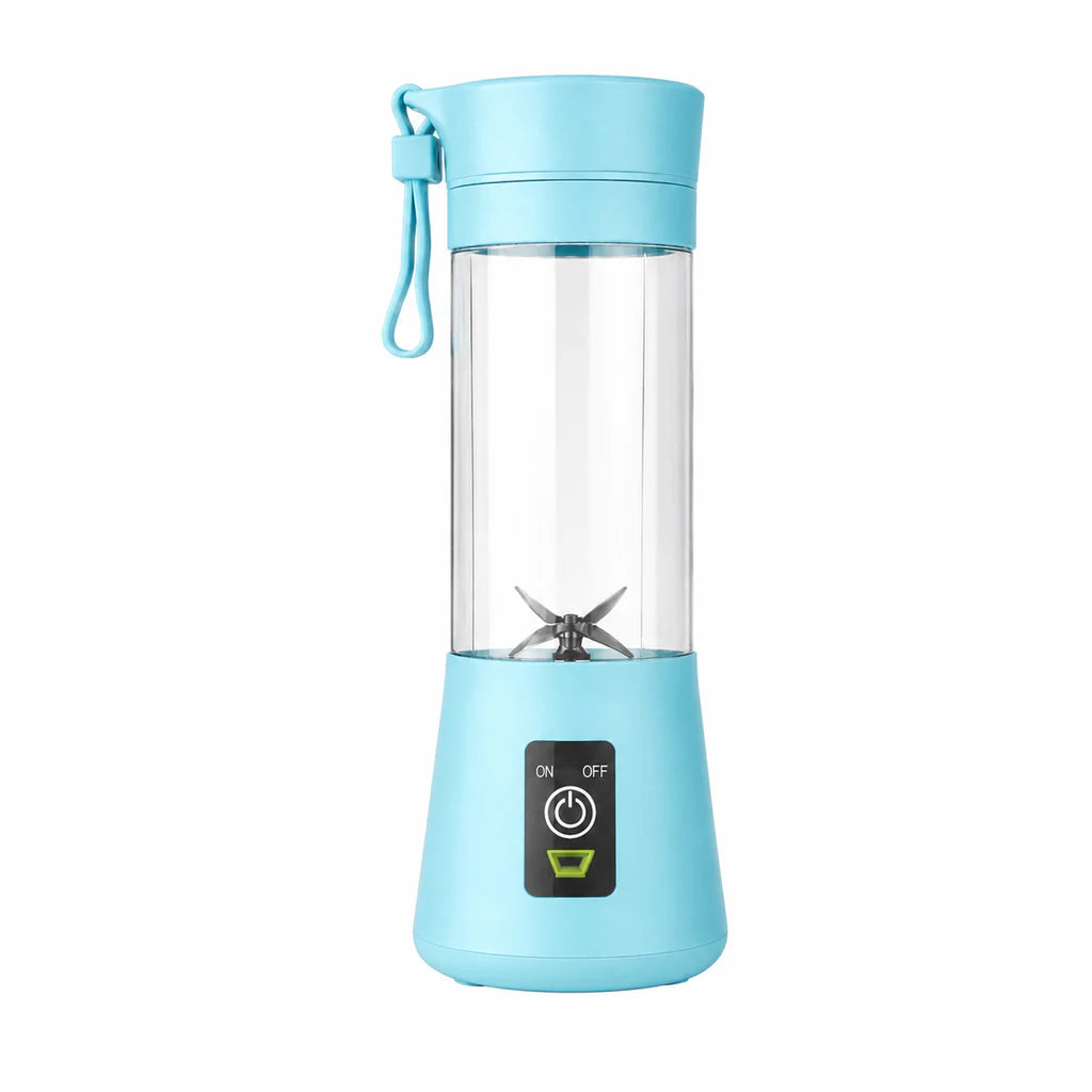Portable Electric Blender | 380ML USB Rechargeable Mini Juicer | Stainless Steel Blades | Personal Smoothie Maker for Shakes, Juice & Protein | Lightweight Travel Blender