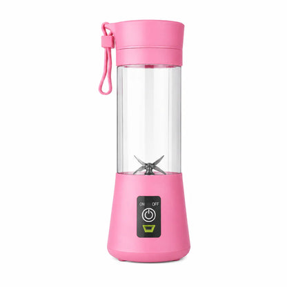 Portable Electric Blender | 380ML USB Rechargeable Mini Juicer | Stainless Steel Blades | Personal Smoothie Maker for Shakes, Juice & Protein | Lightweight Travel Blender