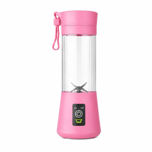 Portable Electric Blender | 380ML USB Rechargeable Mini Juicer | Stainless Steel Blades | Personal Smoothie Maker for Shakes, Juice & Protein | Lightweight Travel Blender