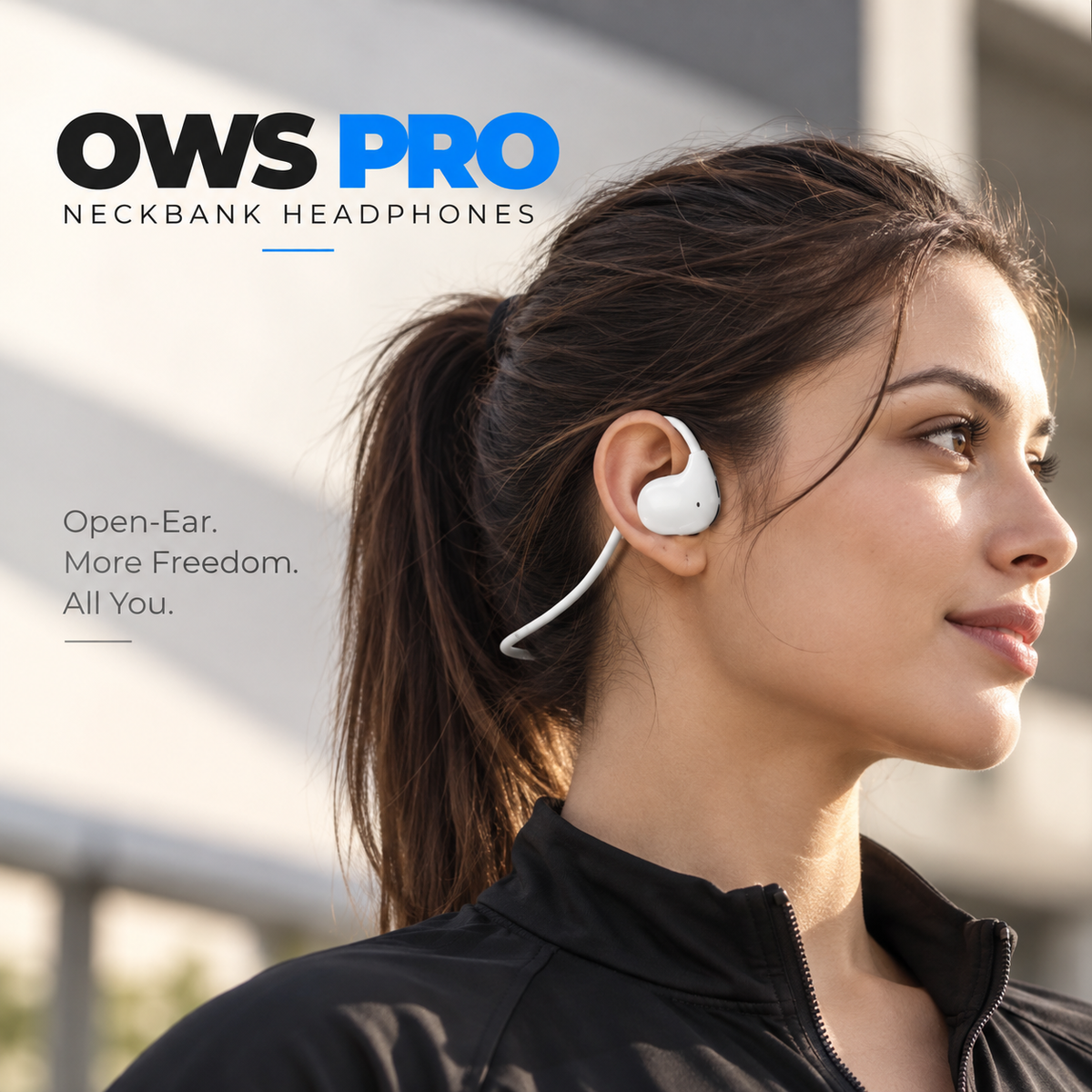 OWS Pro Neckband Headphones | Long Lasting Battery Life - UNQ