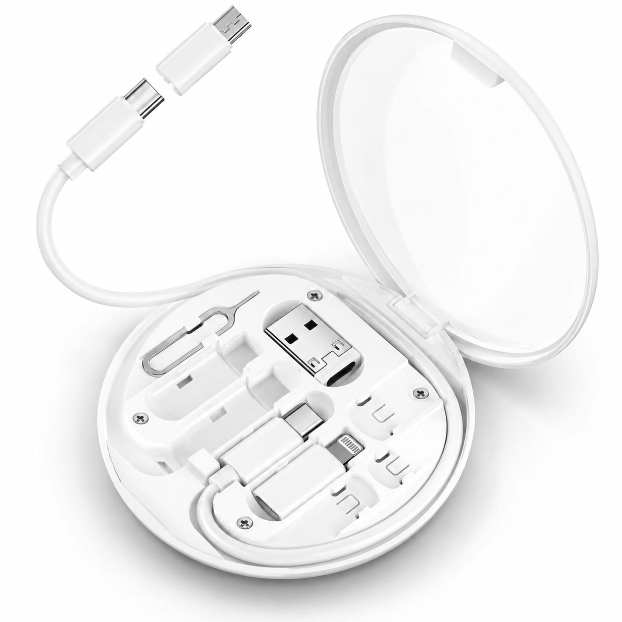 8-in-1 Fast Charging Cable Kit -USB-C, Lightning & Micro USB - ZOP
