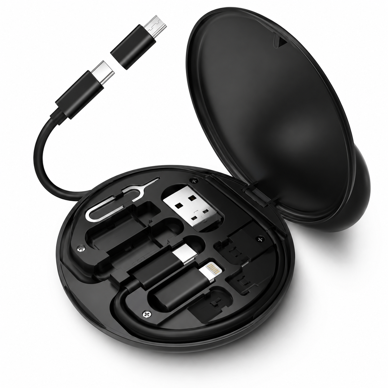 8-in-1 Fast Charging Cable Kit -USB-C, Lightning & Micro USB - ZOP