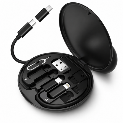 8-in-1 Fast Charging Cable Kit -USB-C, Lightning & Micro USB - ZOP