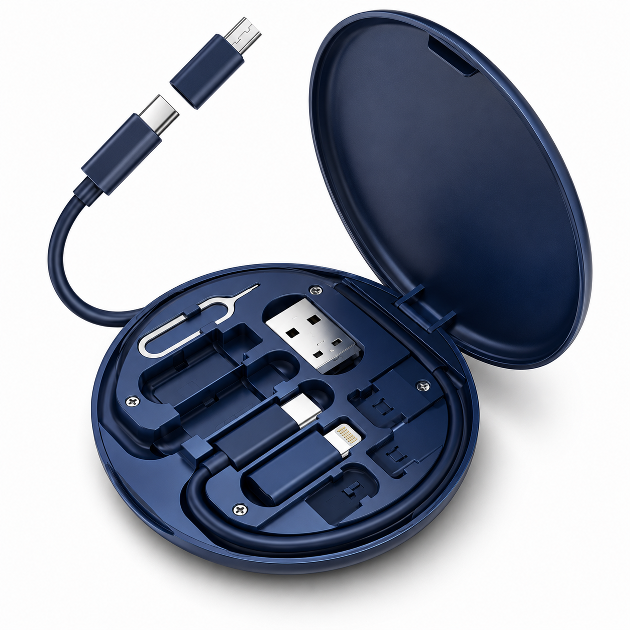 8-in-1 Fast Charging Cable Kit -USB-C, Lightning & Micro USB - ZOP