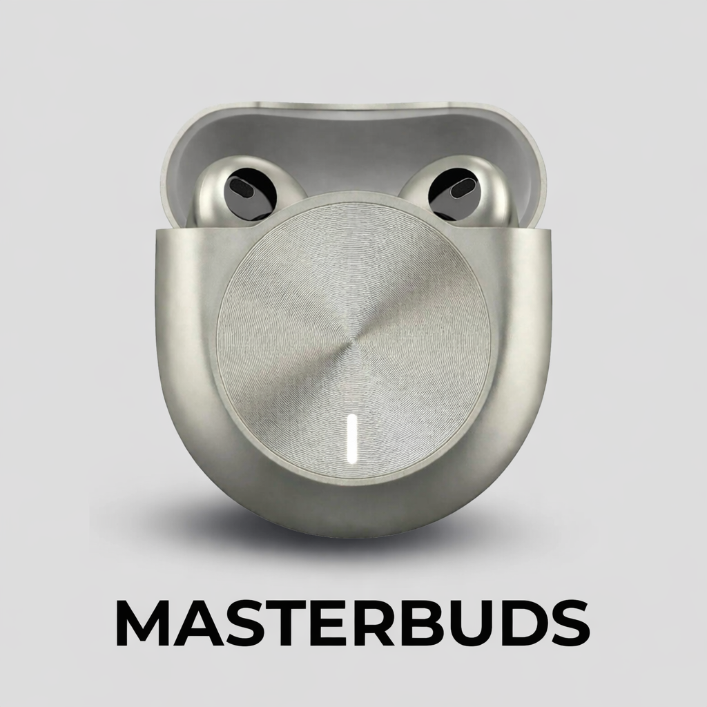 BudX | MasterBuds | Bluetooth Wireless Earbuds | Fast Pairing | Noise Isolation Mic | Portable Charging Case