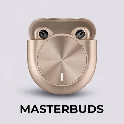 BudX | MasterBuds | Bluetooth Wireless Earbuds | Fast Pairing | Noise Isolation Mic | Portable Charging Case
