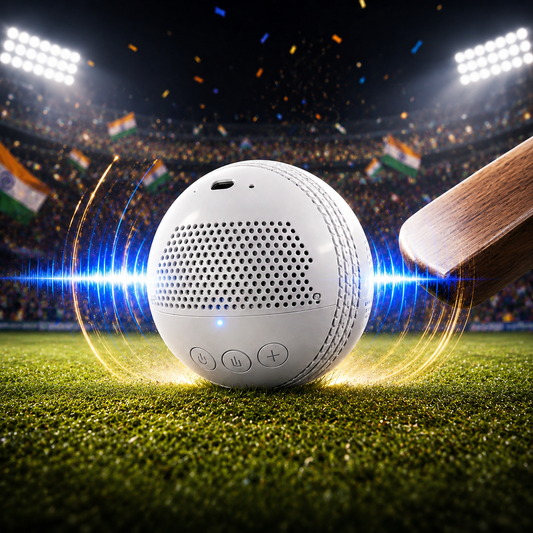 IPL Special Cricket Ball Bluetooth Speaker | 5W HD Stereo Sound | Long Playtime | USB Support | Assorted Colors