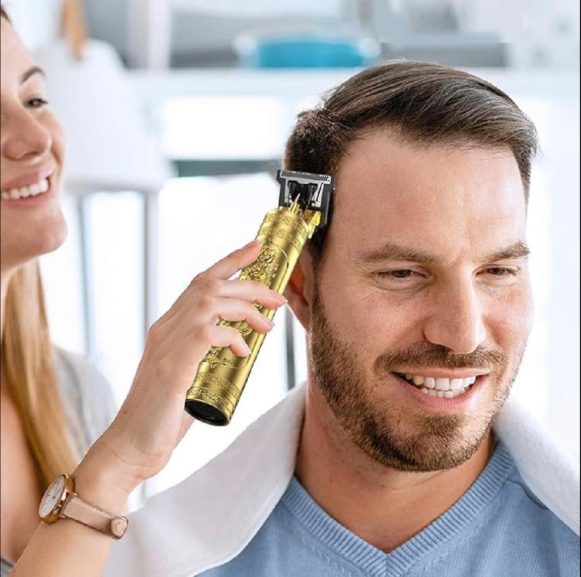 T9 Vintage Professional Hair Trimmer for Men – Golden - CG