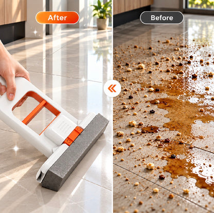 Foldable Sponge Wiper | Dry Cleaning Tool for Glass, Tiles, Mirrors &amp; Countertops