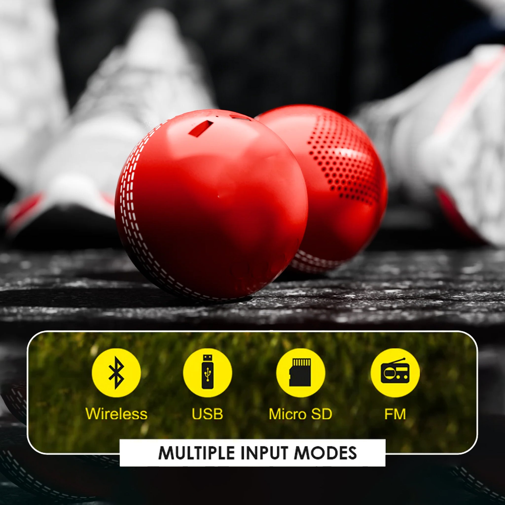 BallX | Cricket Ball Bluetooth Speaker | 5W Portable Speaker for Crick ...