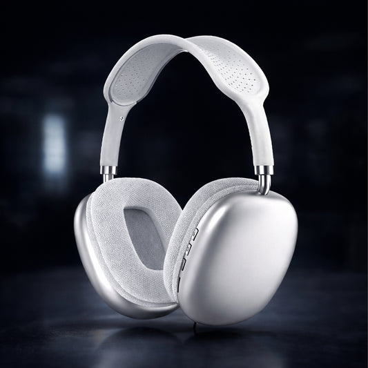 AuraX | P9 Wireless Bluetooth Headphones with Deep Bass & Noise Isolation | Over-Ear Foldable Design