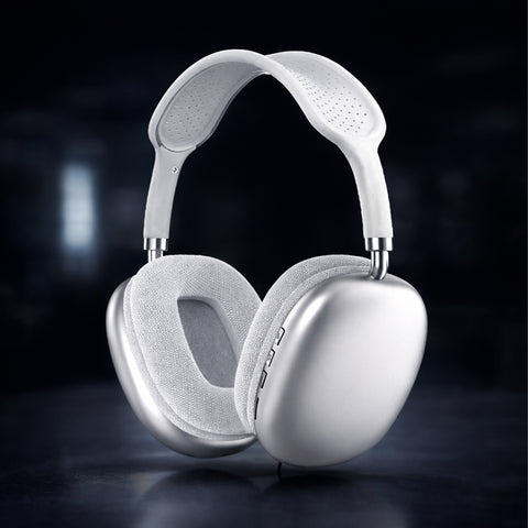 AuraX | P9 Wireless Bluetooth Headphones with Deep Bass & Noise Isolation | Over-Ear Foldable Design