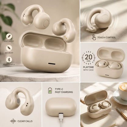Zivx Wireless Bluetooth Earbuds | Premium | High Quality Sound (Colour may vary) - PTDD2