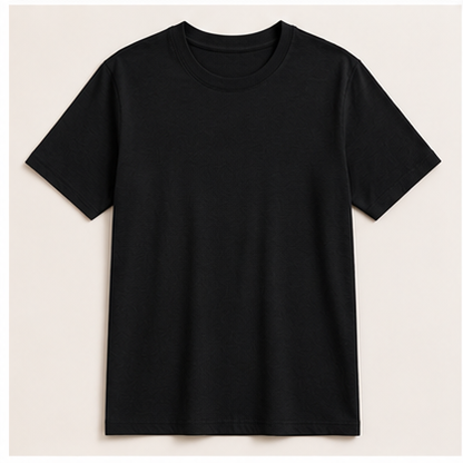 Men's Classic Cotton T-Shirt | 100% Cotton | 135 GSM Lightweight Fabric | Regular Fit | Soft & Breathable Everyday Wear (Copy)
