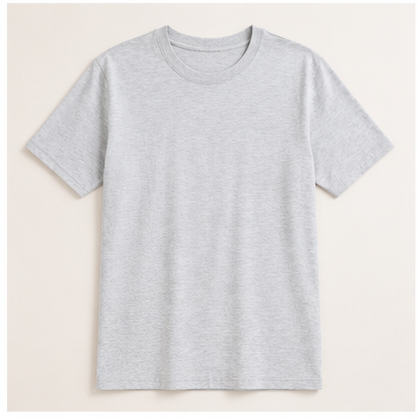 Men's Classic Cotton T-Shirt | 100% Cotton | 135 GSM Lightweight Fabric | Regular Fit | Soft & Breathable Everyday Wear (Copy)
