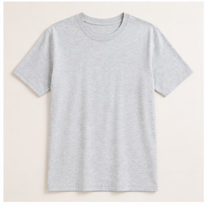 Men's Classic Cotton T-Shirt | 100% Cotton | 135 GSM Lightweight Fabric | Regular Fit | Soft & Breathable Everyday Wear (Copy)