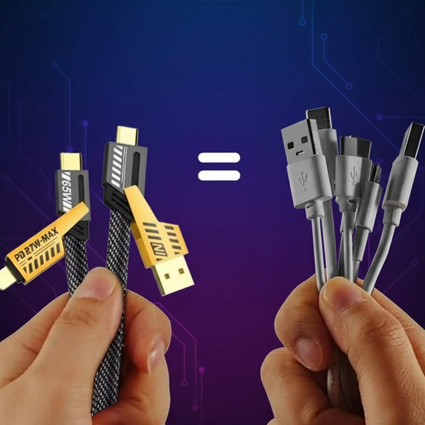 ⁠AmpX 2 | 4-in-1 Charging Cable | Fast Charging (Copy)