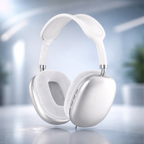 AuraX | P9 Wireless Bluetooth Headphones with Deep Bass & Noise Isolation | Over-Ear Foldable Design