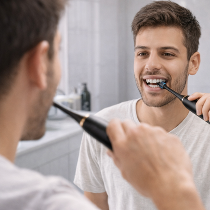 Sonic Electric Toothbrush | 5 Cleaning Modes | 3 Brush Heads | 40,000 Strokes/Min | IPX7 Waterproof | USB Rechargeable | Smart 2-Min Timer - 2