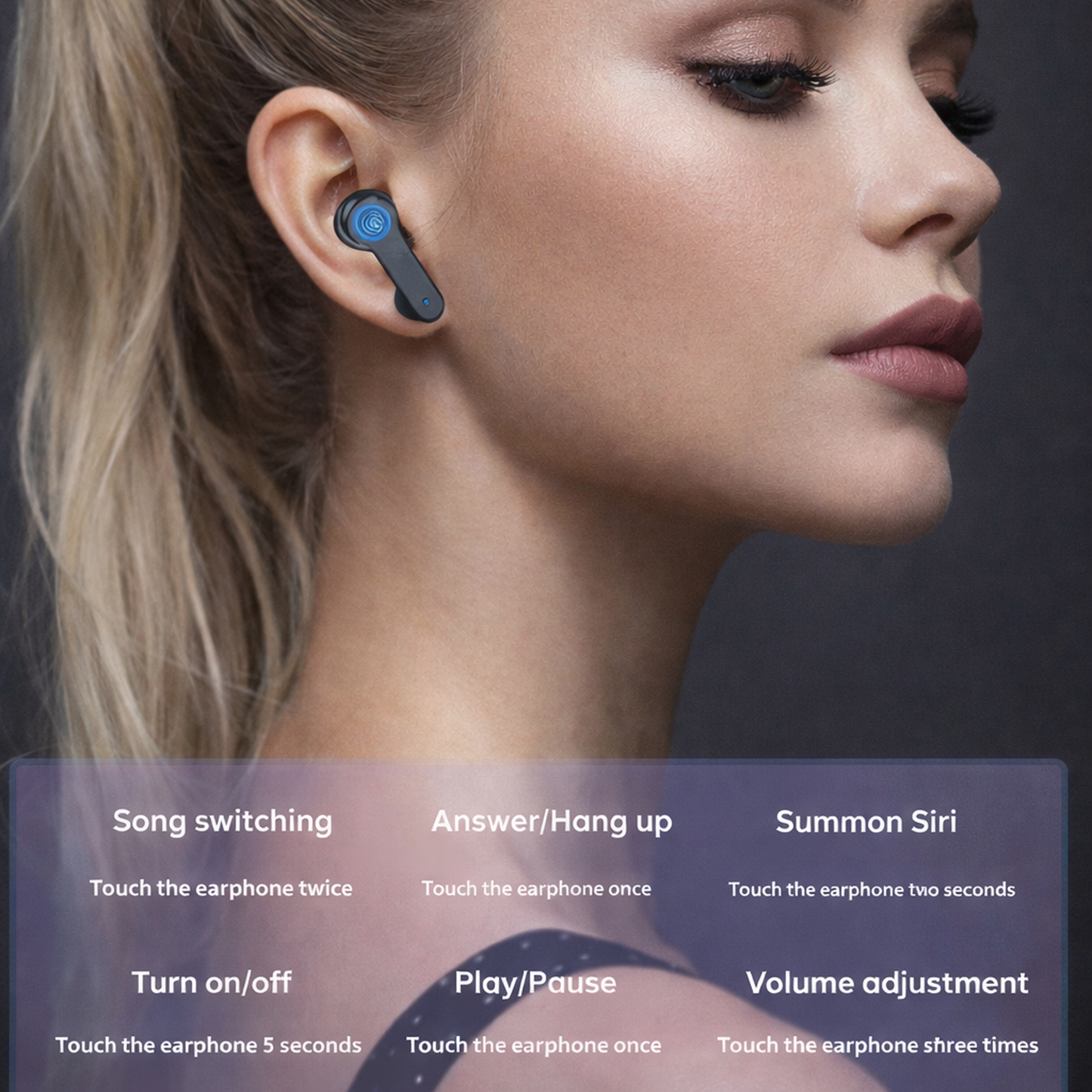 PopX | TWS Wireless Earbuds | Deep Bass | BT 5.3 | Touch Controls | LED Display Case | Type-C Fast Charging | Up to 40H Playtime - ZOM