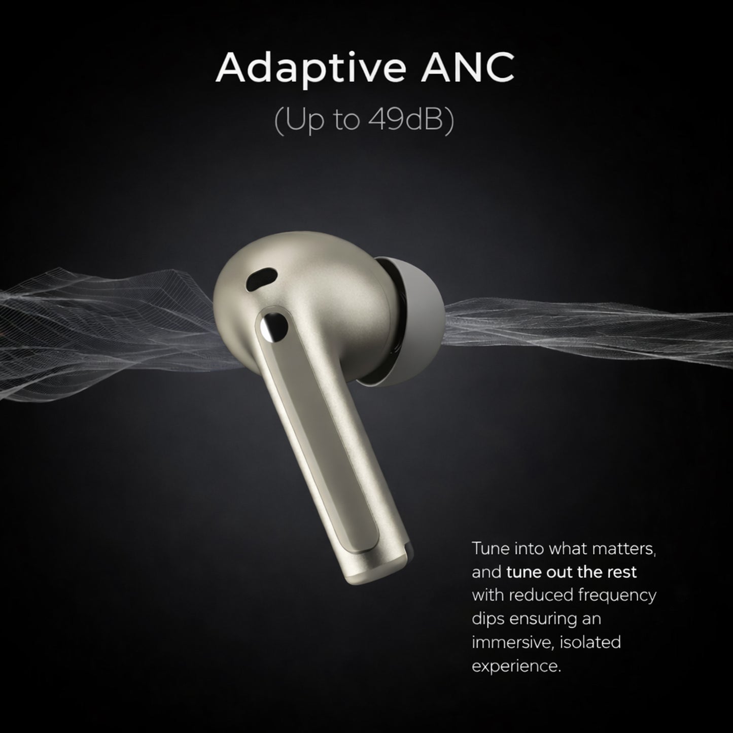 BudX | MasterBuds | Bluetooth Wireless Earbuds | Fast Pairing | Noise Isolation Mic | Portable Charging Case