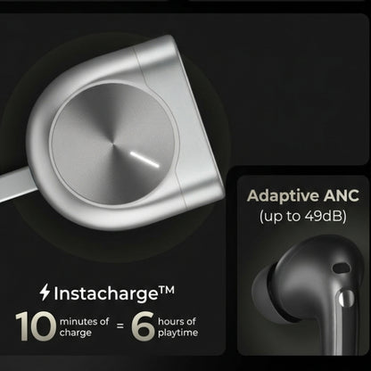 BudX | MasterBuds | Bluetooth Wireless Earbuds | Fast Pairing | Noise Isolation Mic | Portable Charging Case