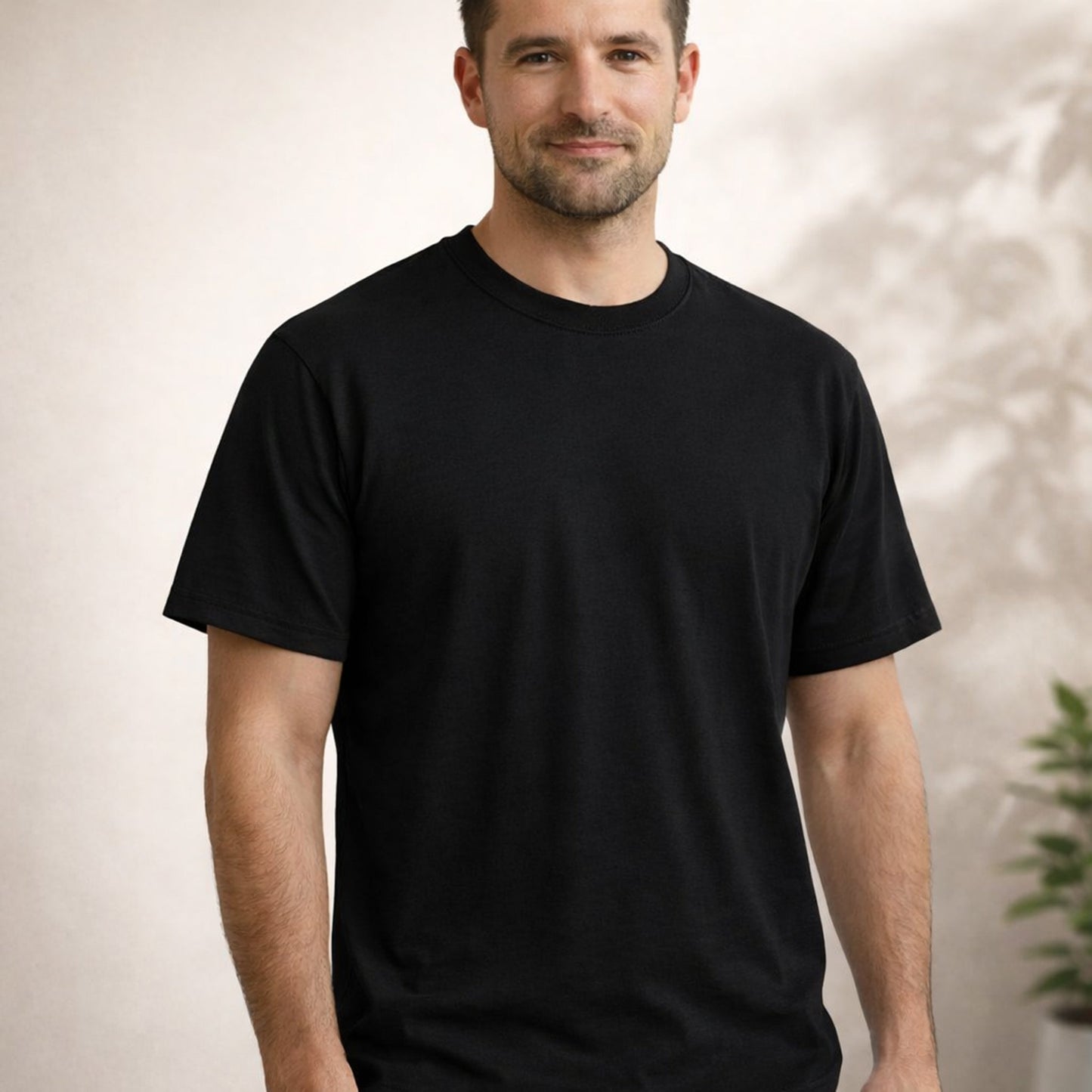 Pack of 3 Men’s Cotton T-Shirts | 135 GSM | White, Melange Grey & Black | Soft Summer Comfort | Regular Fit