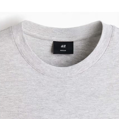Pack of 3 Men’s Cotton T-Shirts | 135 GSM | White, Melange Grey & Black | Soft Summer Comfort | Regular Fit (Copy)