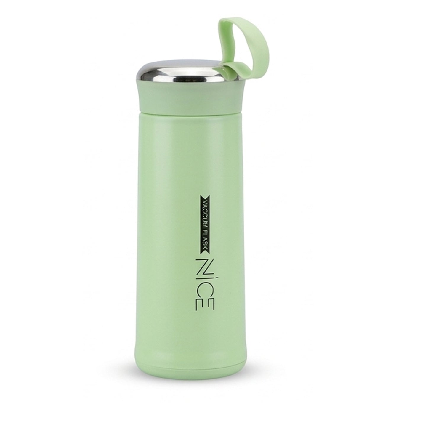 AquaGlass Premium Water Bottle 400ml with Screw Cap, BPA-Free, Portable Design, Assorted Colours - 1