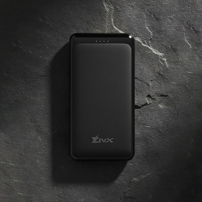 FuelX | 10000mAh Power Bank | Portable Slim Design | Dual USB Output Type-C Micro (Input & Output) | Lithium Polymer Battery | Compatible with iPhone, Samsung & All Smartphones