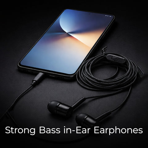 PlugX – Wired In-Ear Earphones with Mic