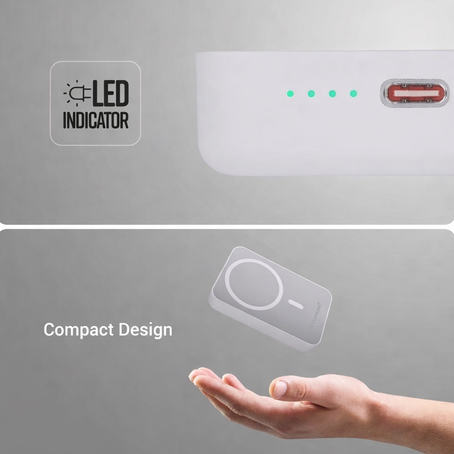 MagFuelX 2 | Magnetic Wireless Power Bank | Portable | Travel Friendly | Pocket Friendly