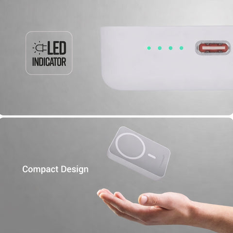 MagFuelX | Magnetic Wireless Power Bank | Portable | Travel Friendly | Pocket Friendly
