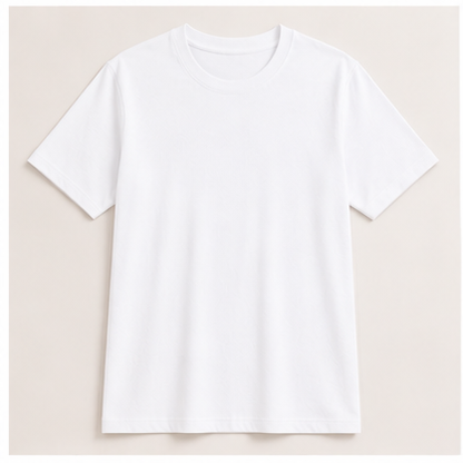 Men's Classic Cotton T-Shirt | 100% Cotton | 135 GSM Lightweight Fabric | Regular Fit | Soft & Breathable Everyday Wear (Copy)
